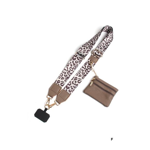Zenana CLIP & GO CROSSBODY DUO PHONE STRAP & WALLET - Picture 2 of 9